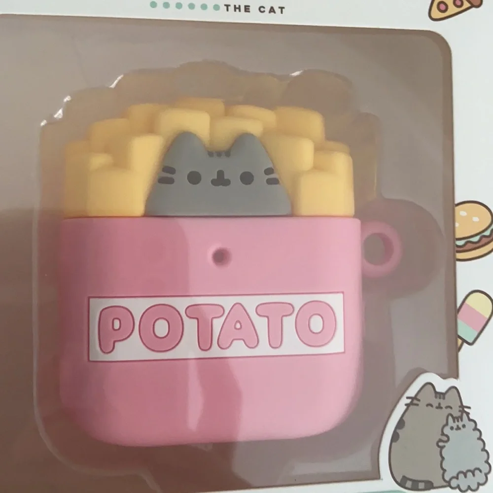 nwt! official pusheen apple airpods case
